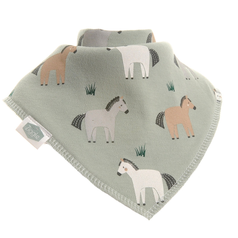 Ziggle 4pc Bandana Dribble Bibs, Country Life