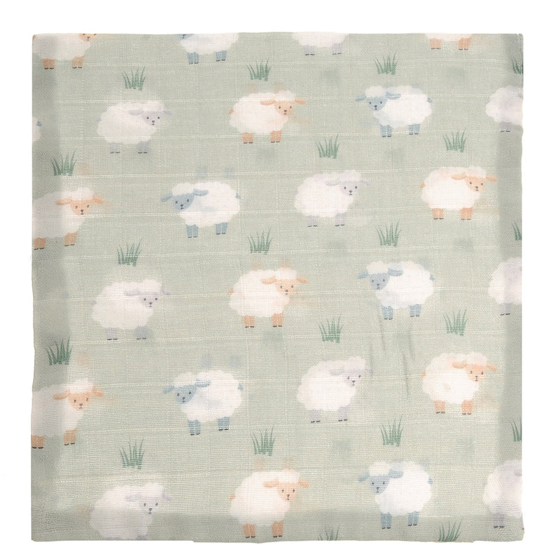 Ziggle 4pc Muslin Washcloths, Country Life