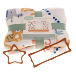 Ziggle Milestone Blanket, Savanna Animals