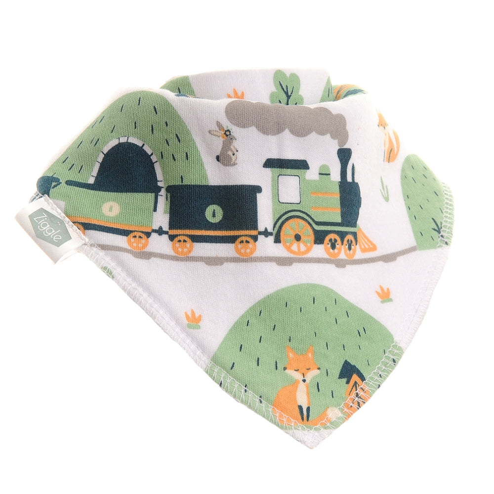 Ziggle 4pc Bandana Dribble Bibs, Vroom