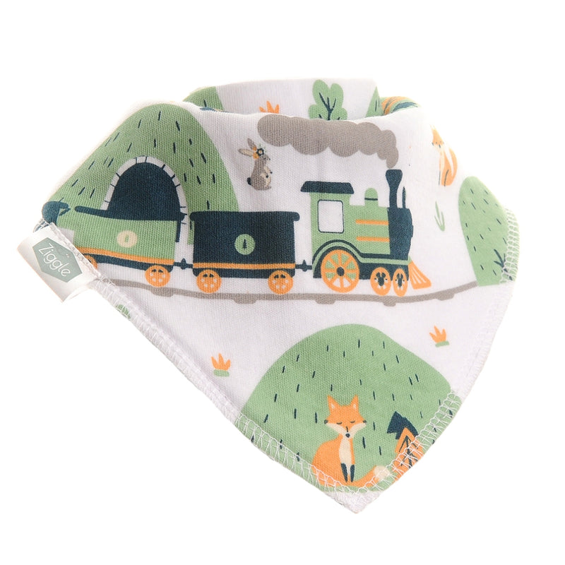Ziggle 4pc Bandana Dribble Bibs, Vroom