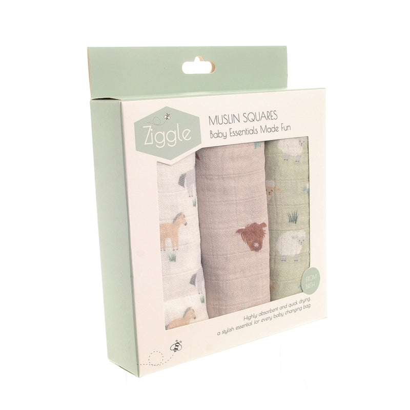 Ziggle Muslin Set, Country Life