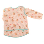 Ziggle Coverall Feeding Bib, Hedgehog