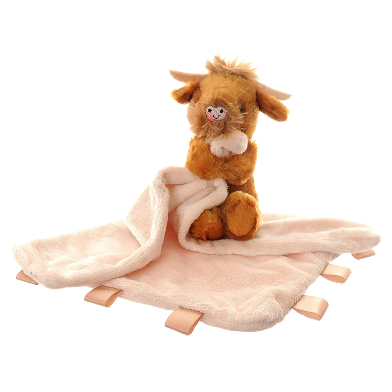 Ziggle Comforter Blanket, Highland Cow