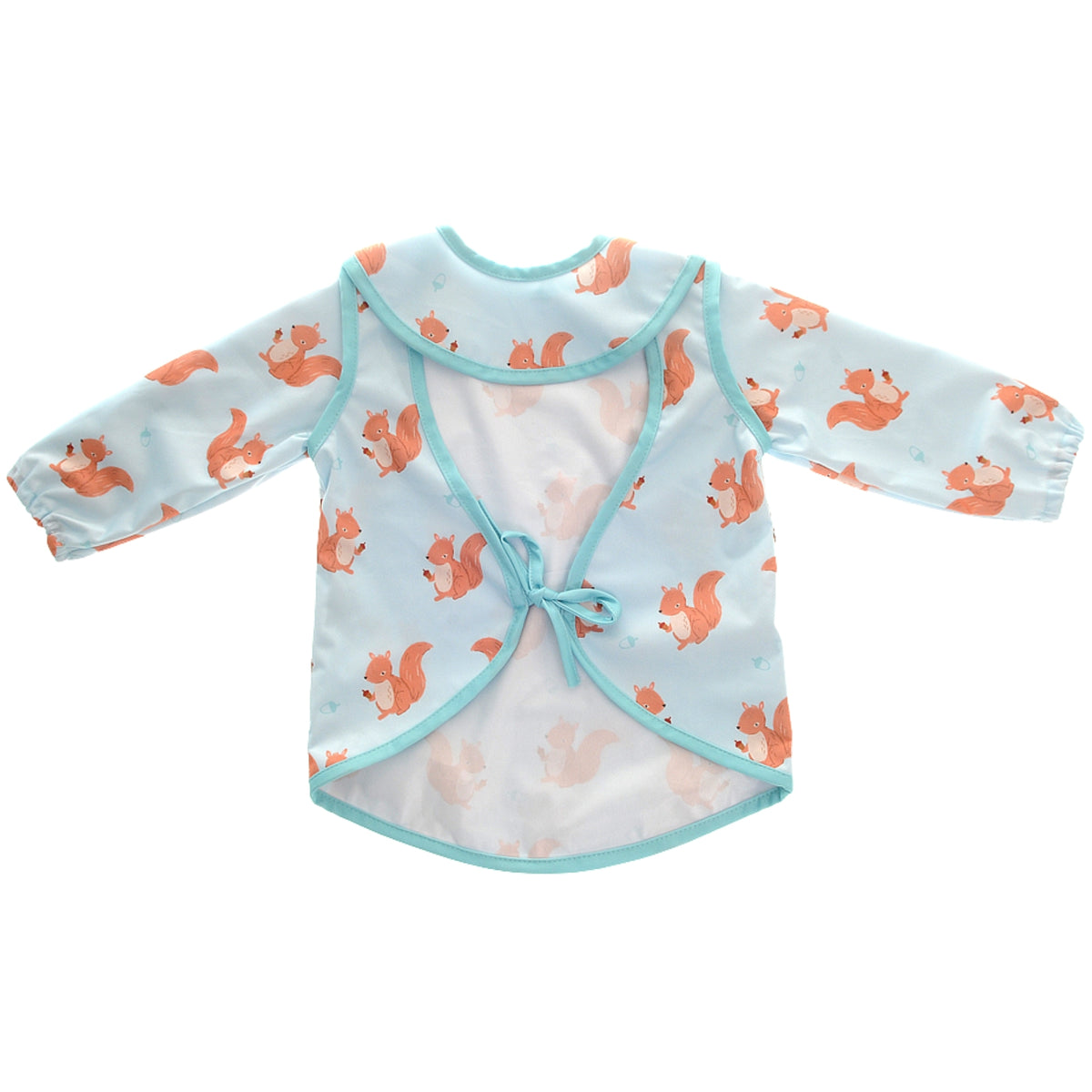 Ziggle Coverall Feeding Bib, Squirrels
