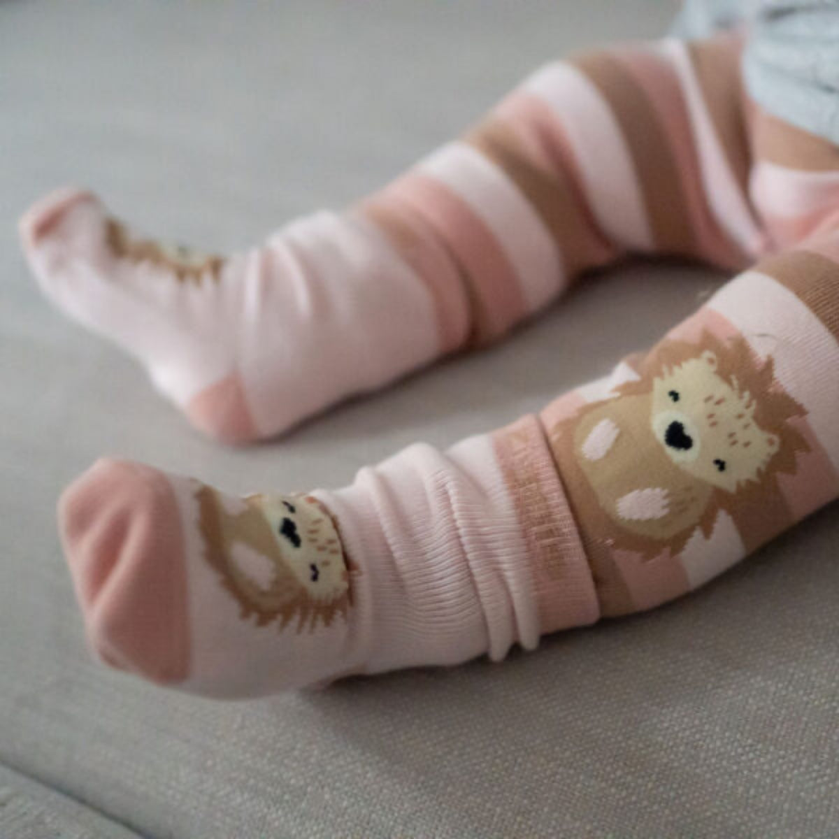 Ziggle Hedgehog Legging & Sock Set, 0-6m