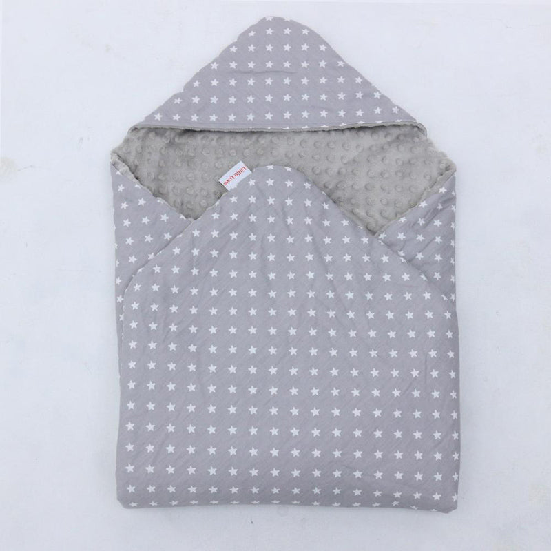 Little Love 3PH Car Seat Blanket, Grey Star