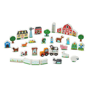 Wooden Farm & Tractor Play