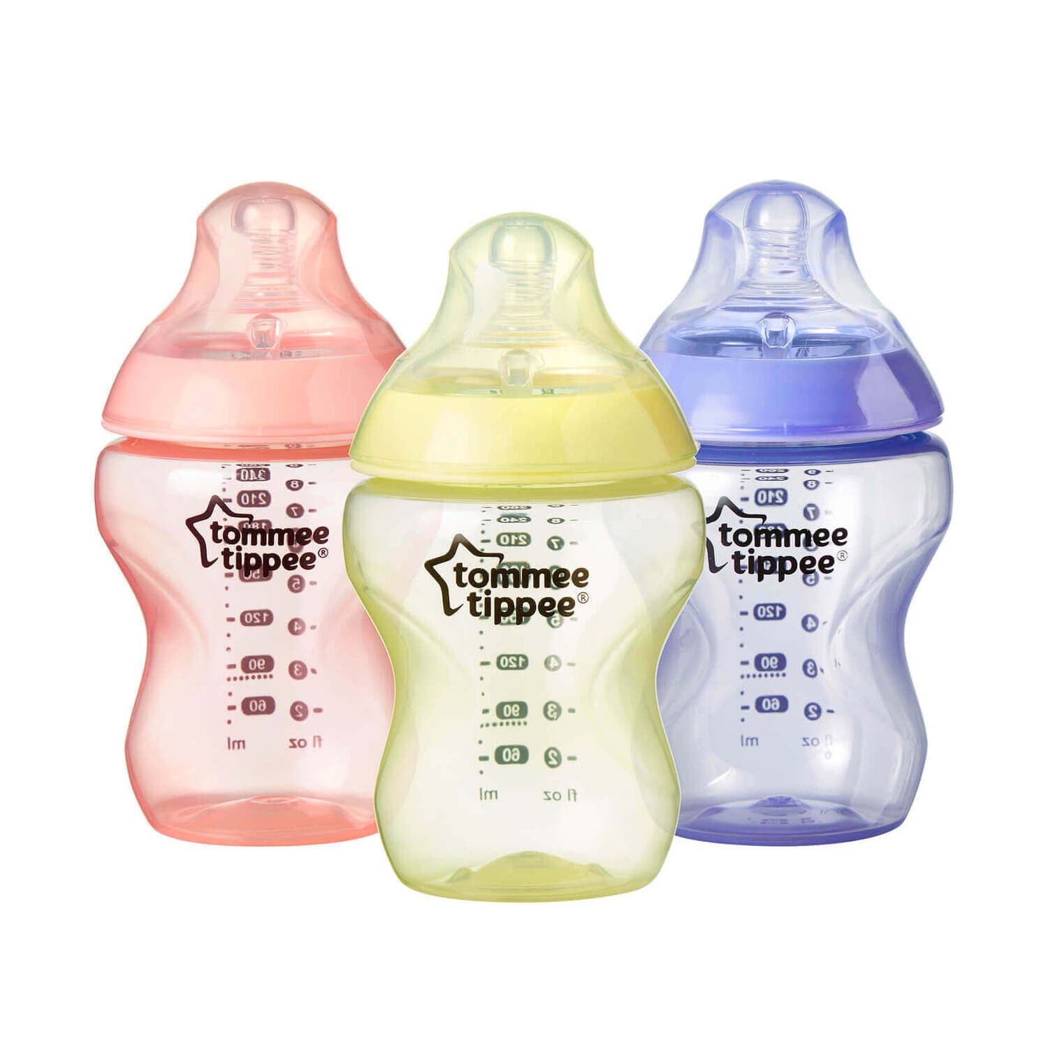 Tommee Tippee 3Pack Bottles 260Ml Pink – Kings Baby Shop
