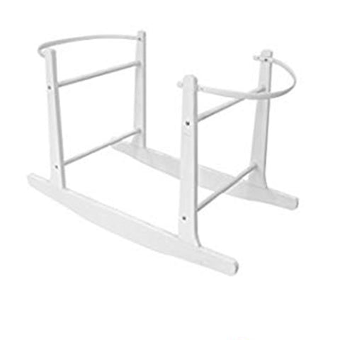 BR Baby Rocking Wooden Stand - White