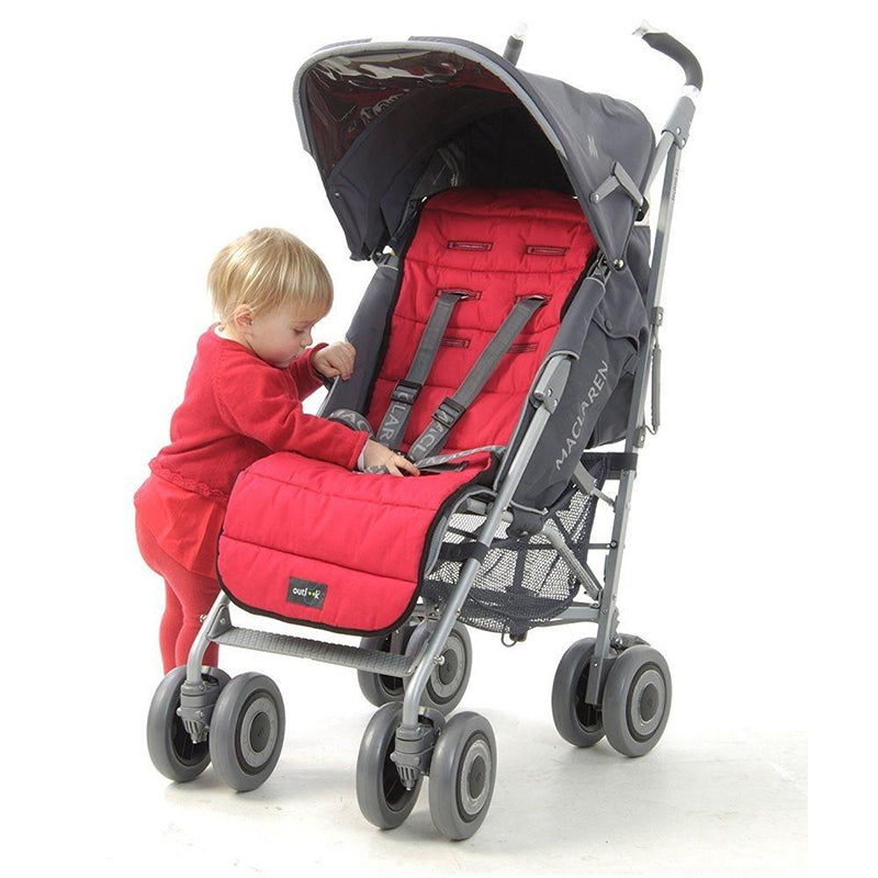 Outlook Cotton Pram Liner-Red