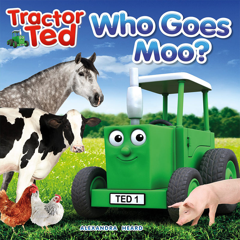 Tractor Ted Who Goes Moo book