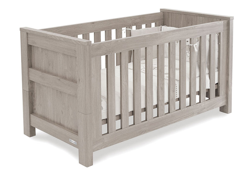 Babystyle Bordeaux Cot Bed, Ash - FREE Mattress