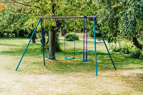 PLUM Jupiter Double Swing Set & Glider