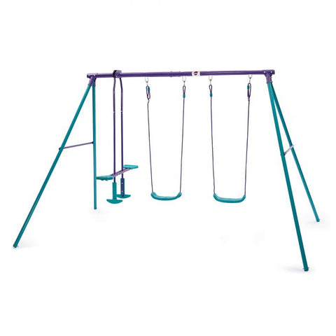 PLUM Jupiter Double Swing Set & Glider