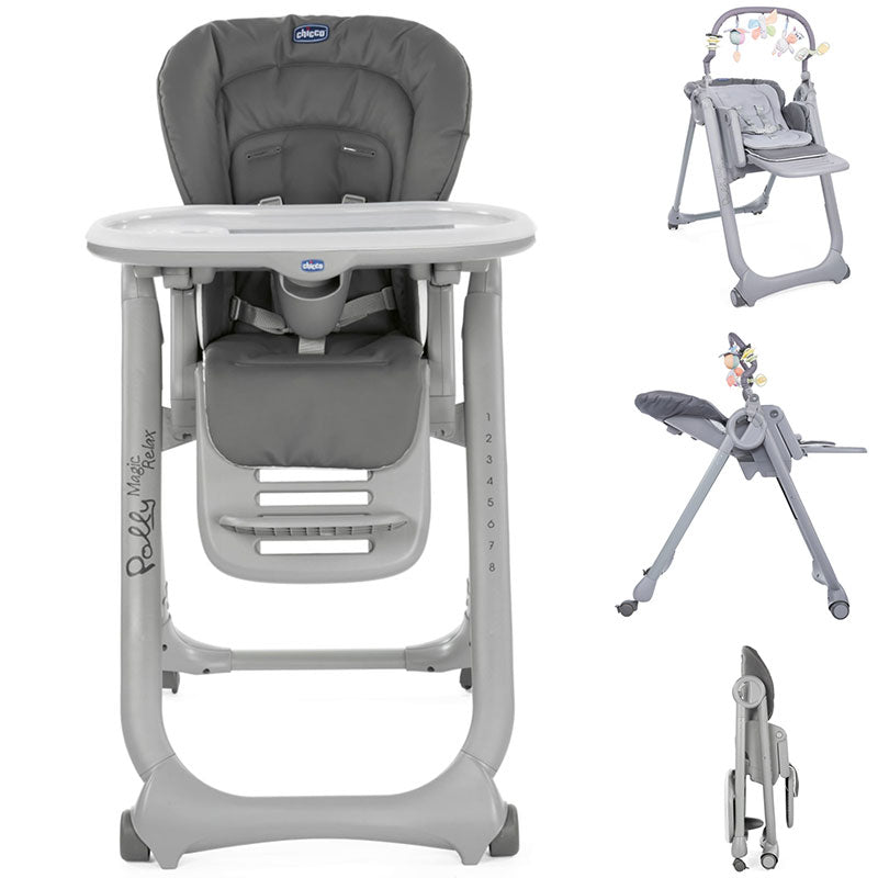 CHICCO POLLY MAGIC RELAX HIGHCHAIR GRAPHITE