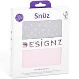 Snuz 2 Pack Fitted Crib Sheets Pink Spot