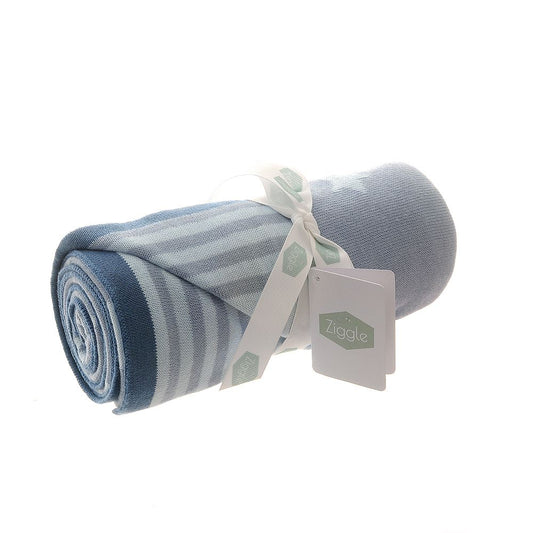 Ziggle Blue Star Blanket