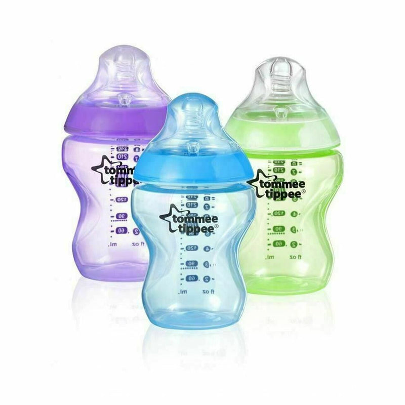 Tommee Tippee 3 Pack Bottles 260Ml Blue