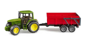 John Deere 6920 With Tipping Trailer Red