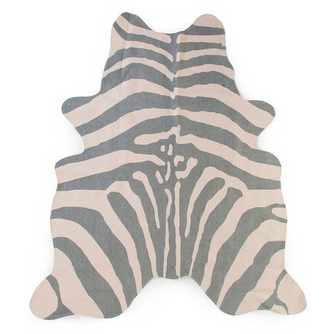ChildHome Zebra Carpet GREY 145X160CM