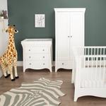 CuddleCo Clara 3 Piece - Satin White