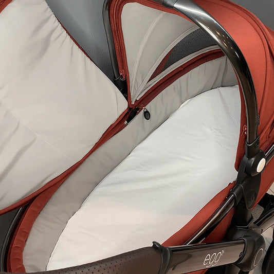 Egg Carrycot Fitted Sheets 2pc