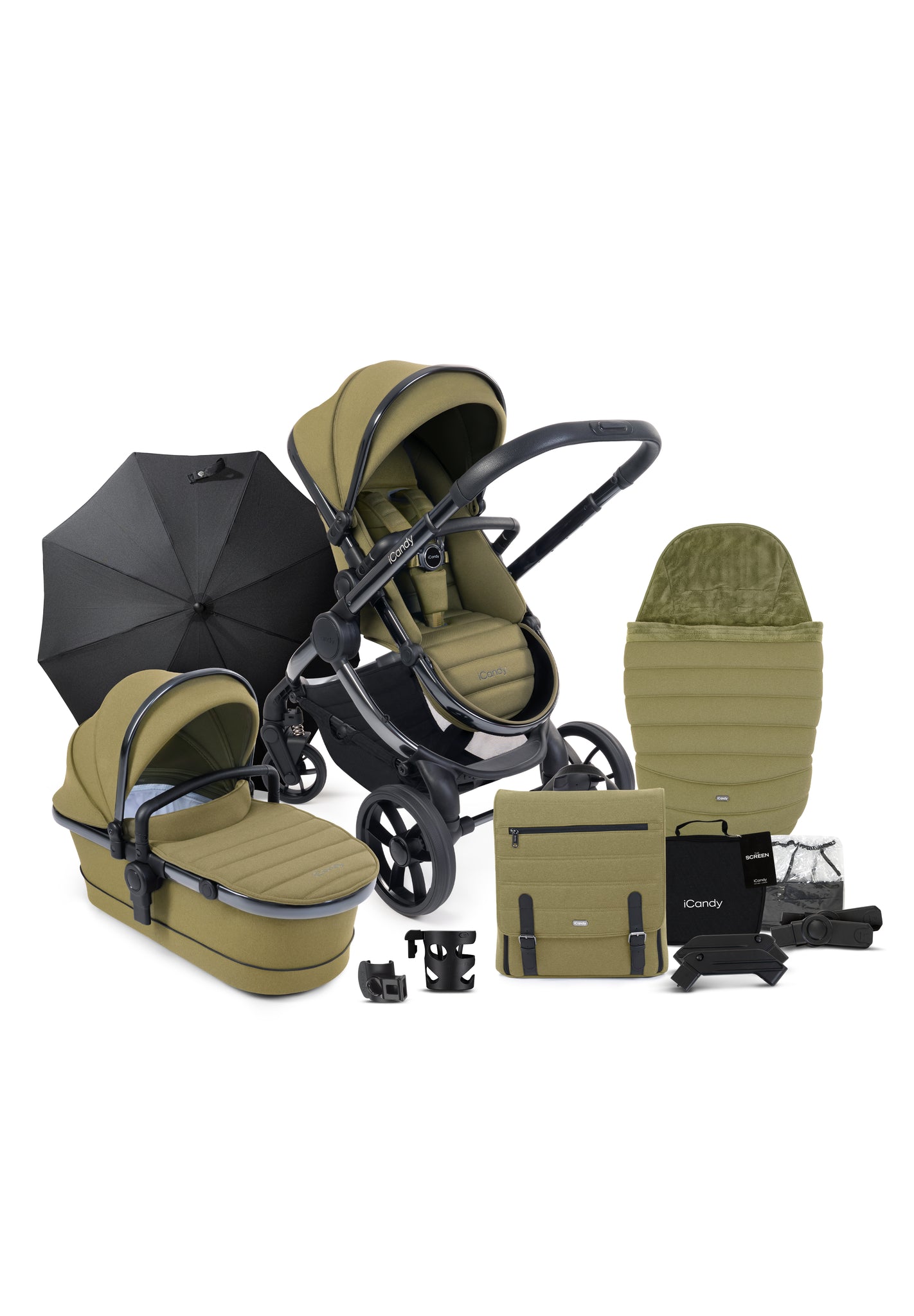 Icandy Peach7 Combo Bundle Olive Green