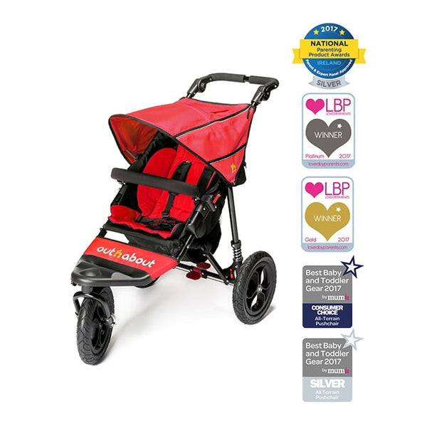 Out N about Nipper Single Carnival Red