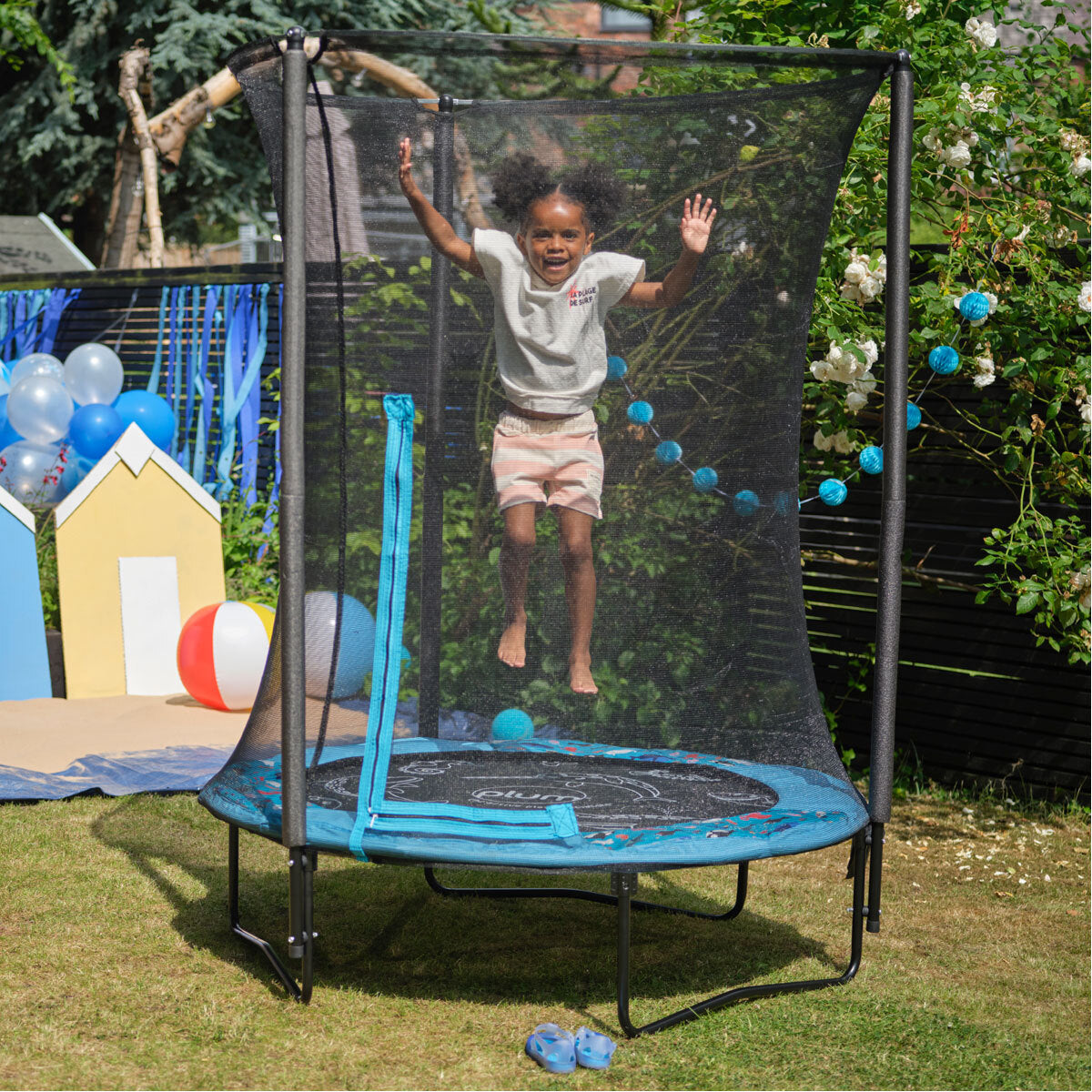 Plum 4.5FT Junior Ocean Trampoline & Enclosure With Sounds
