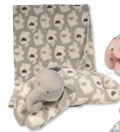 Baby Plush Toy & Blanket Elephant