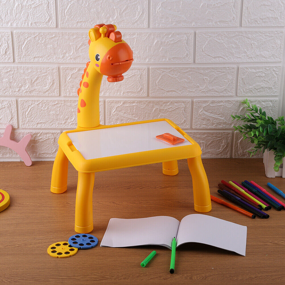 Giraffe Projection Painting