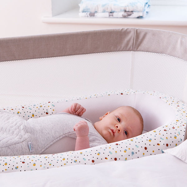 Purflo SleepTight Baby Bed Scandi Spot