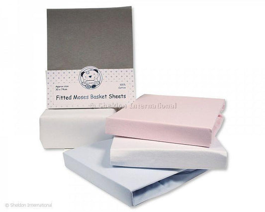 Snuggle Baby Pram Sheets Pink