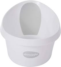 Shnuggle Toddler Bath White & Grey