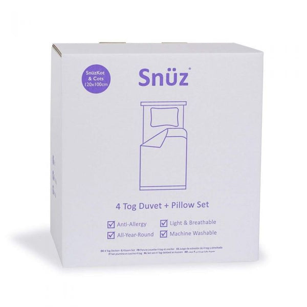Snuz Duvet & Pillow Cot Set 4.0Tog