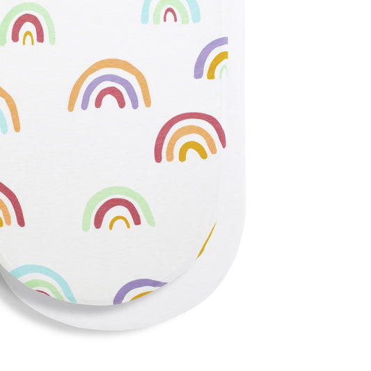 Snüz 2pc Moses/Carrycot Sheets, Multi Rainbow