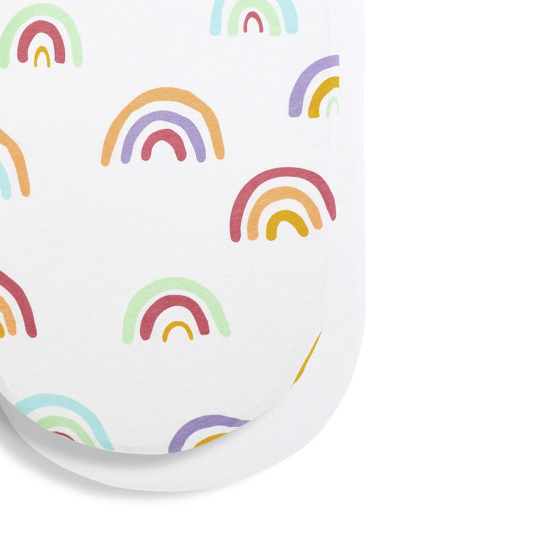 Snüz 2pc Moses/Carrycot Sheets, Multi Rainbow