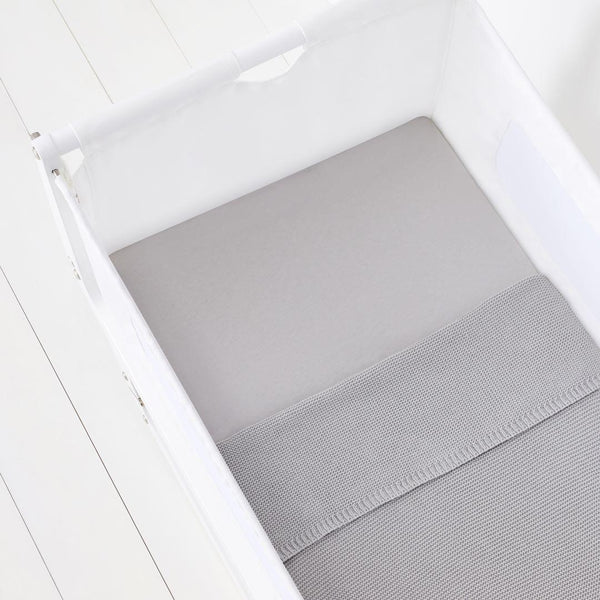 Snuz 3pc. Crib Bedding Set  - Plain Grey