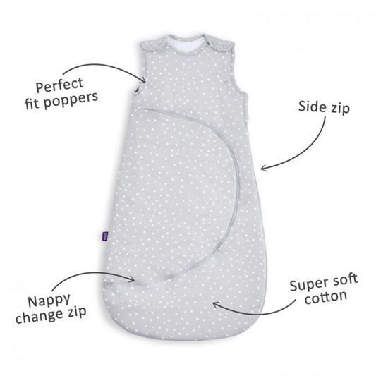 SnüzPpouch 2.5TOG 0-6m Sleeping Bag, White Spot