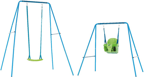 TP Small To Tall Metal Swing Set