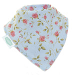 Ziggle Dribble Bib Vintage Blue Rose