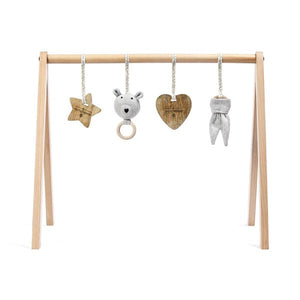 The little green sheep Wooden play gym & charms BEAR LOVE