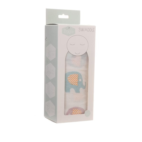 Ziggle Swaddle, Elephant