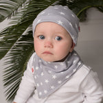 Grey With White Stars Hat