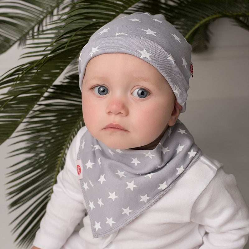 Grey With White Stars Hat