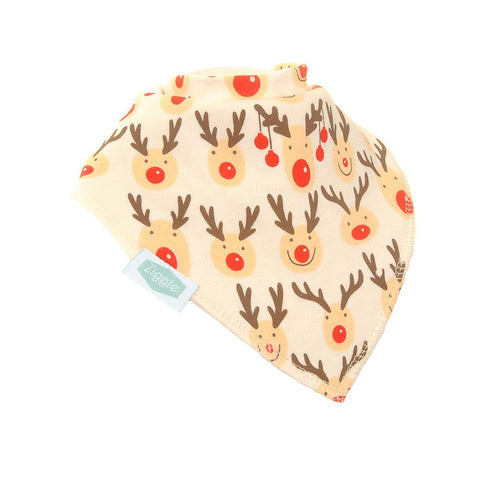 Ziggle Bandana Bib Reindeer